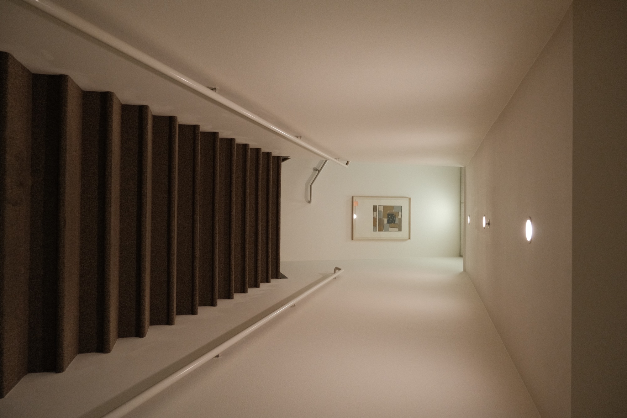 Interior stair to the 1,015 SF mezzanine office