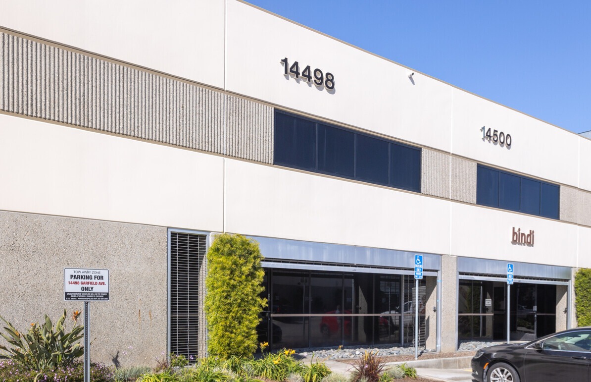 14498 and 14500 Garfield Ave building elevation with office glazing